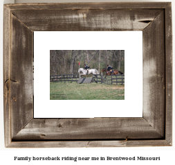 family horseback riding near me in Brentwood, Missouri